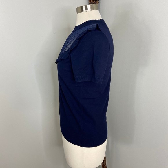 Draper James Sheer Yoke Top NWT - Picture 3 of 7